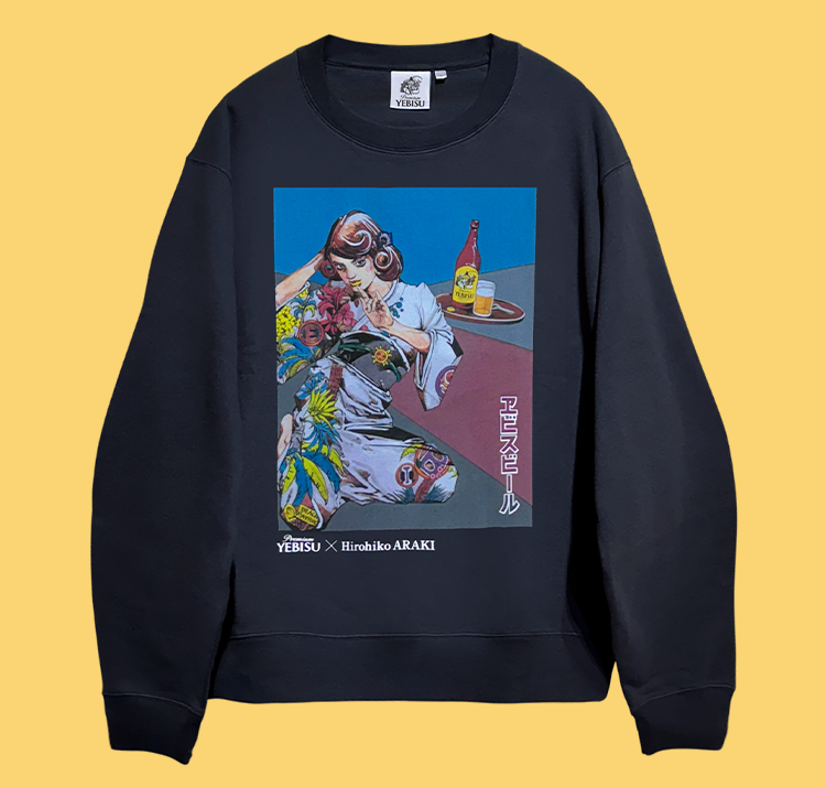 ジ*ョ様 ヱビス 荒木飛呂彦描き下ろしデザイン トレーナー ビーチパトロール ジ ヱビス 荒木飛呂彦描き下ろしデザイン トレーナー ビーチ